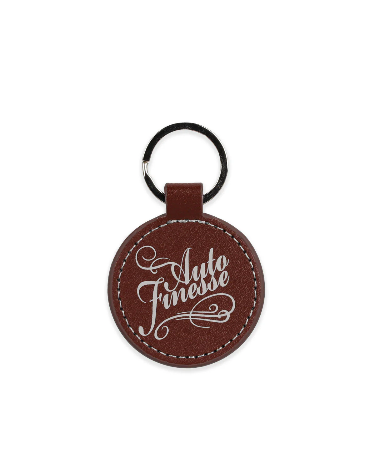 Round Leather Key Ring - Image 7