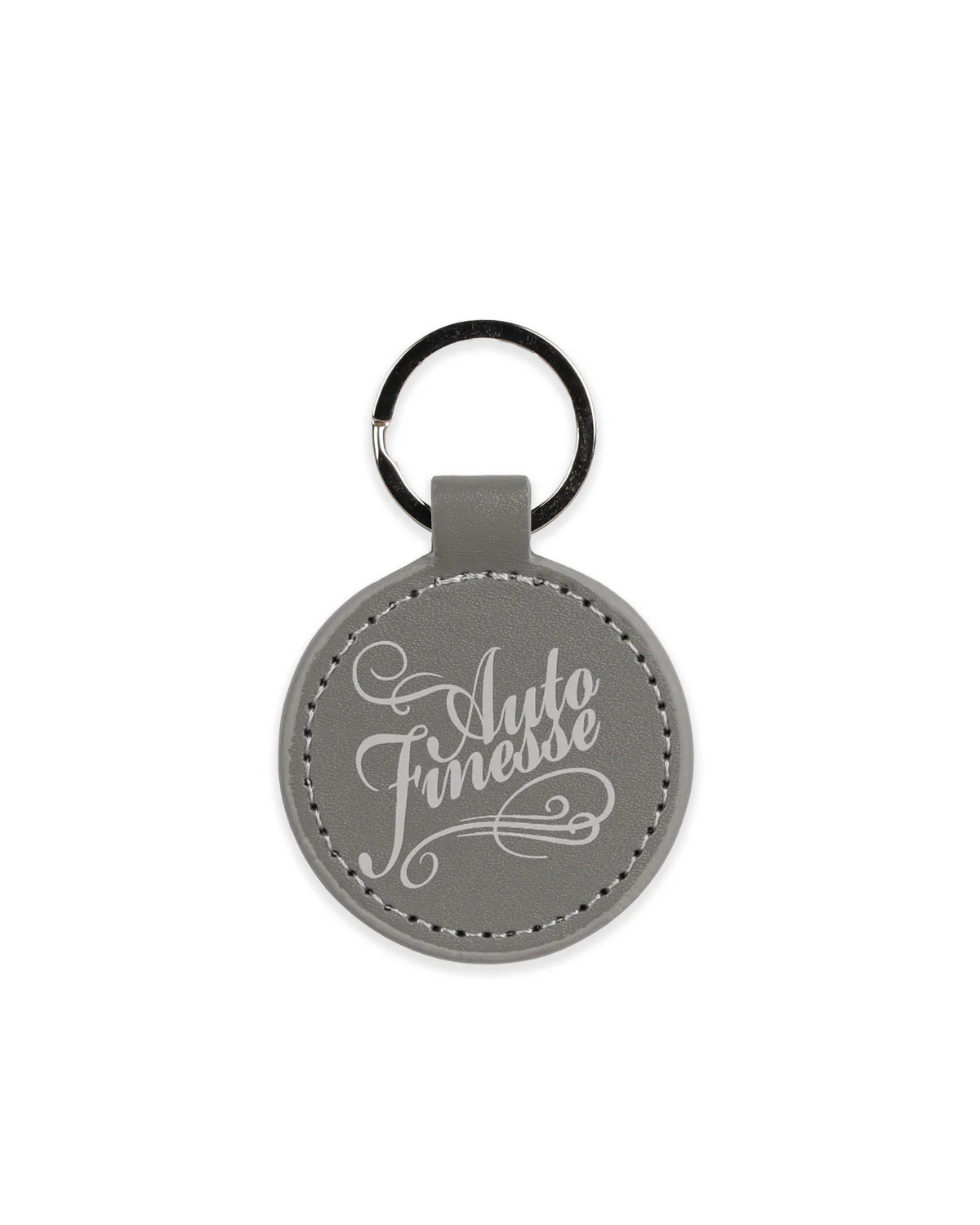 Round Leather Key Ring - Image 8