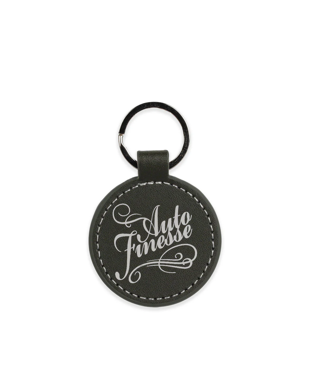 Round Leather Key Ring - Image 9